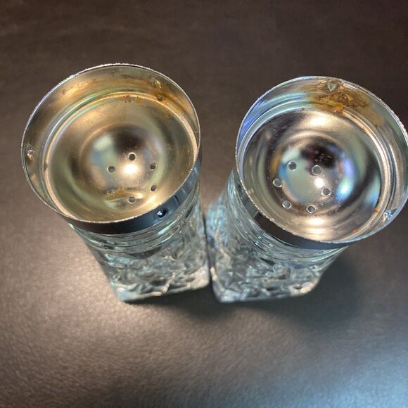 VTG Early American Prescut EAPC Star Of David Salt and Pepper Shakers 4” - Picture 5 of 5